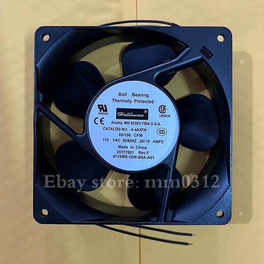 Cooling Fan for Use 4715MS-12W-B5A -A01 55303-7504 U.S.A A-4AXFN 25177001 - DELL