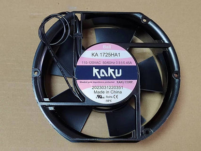new 1pcs KAKU KA1725HA1 AC110V 0.51A SLEEVE metal fan electric cabinet fan