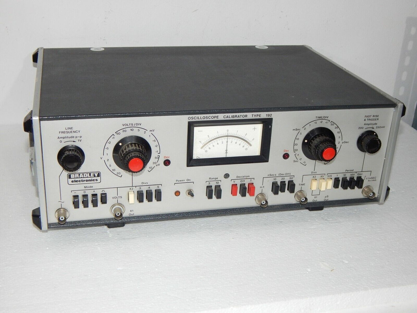 Used Bradley Electronics Oscilloscope Calibrator Type 192 - BRADLEY