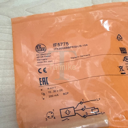 ! IFM IF5775 Inductive Proximity Sensor IFK3004BBPKG/US-104