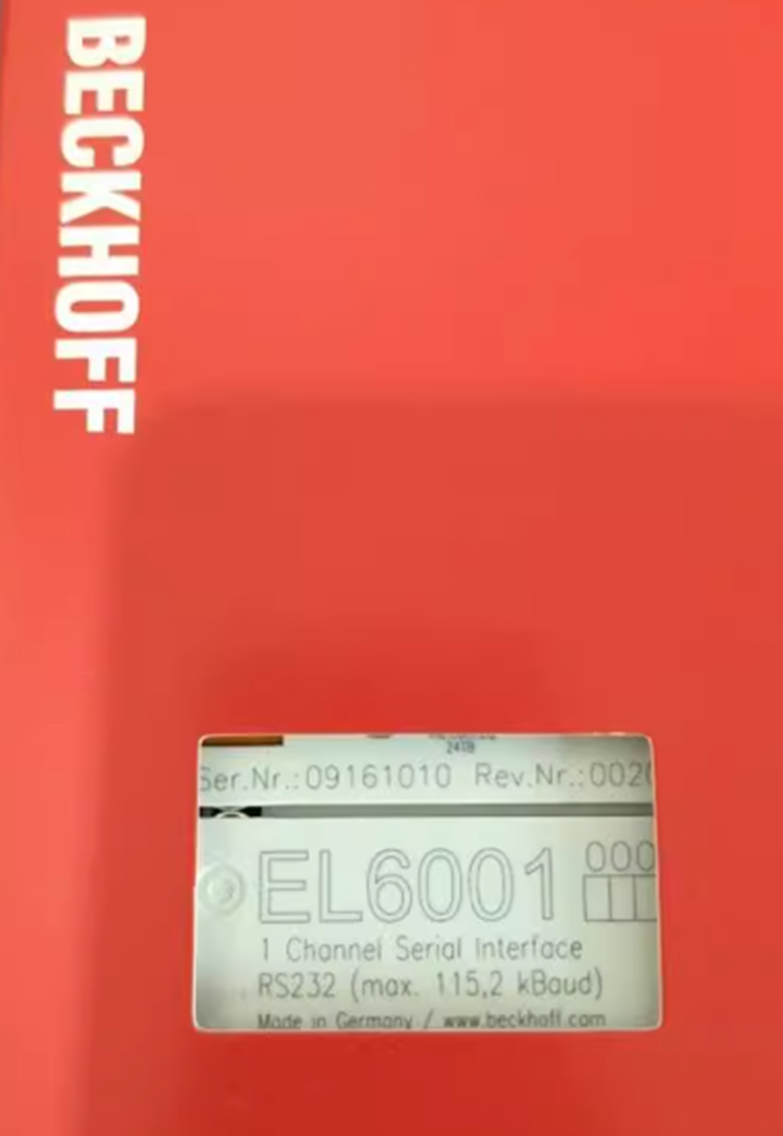 new  EL6001 BECKHOFF EL 6001 PLC Module