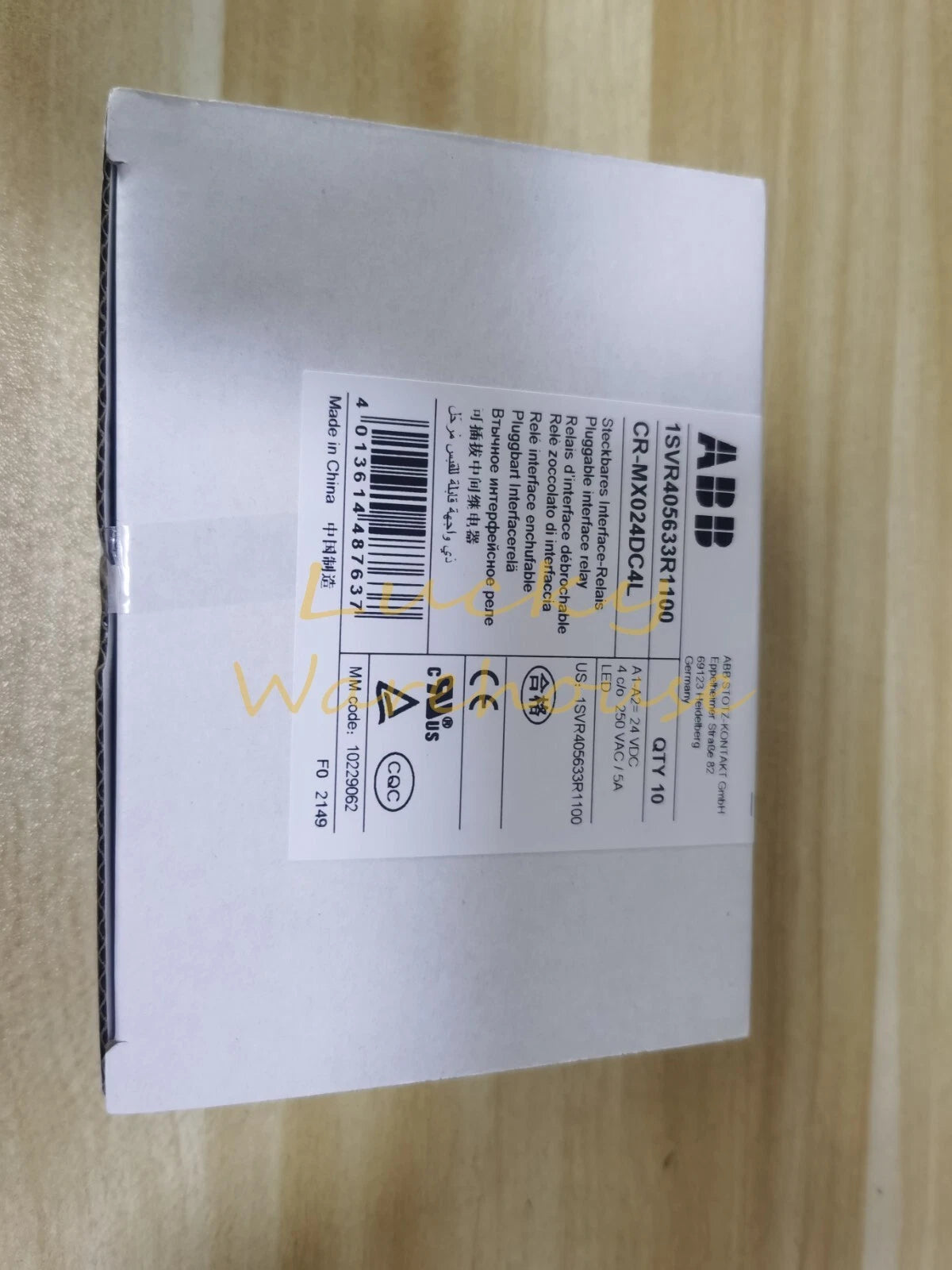 10PCS/1BOX ABB CR-MX024DC4L 1SVR405633R1100 RELAYS DC24V IN BOX
