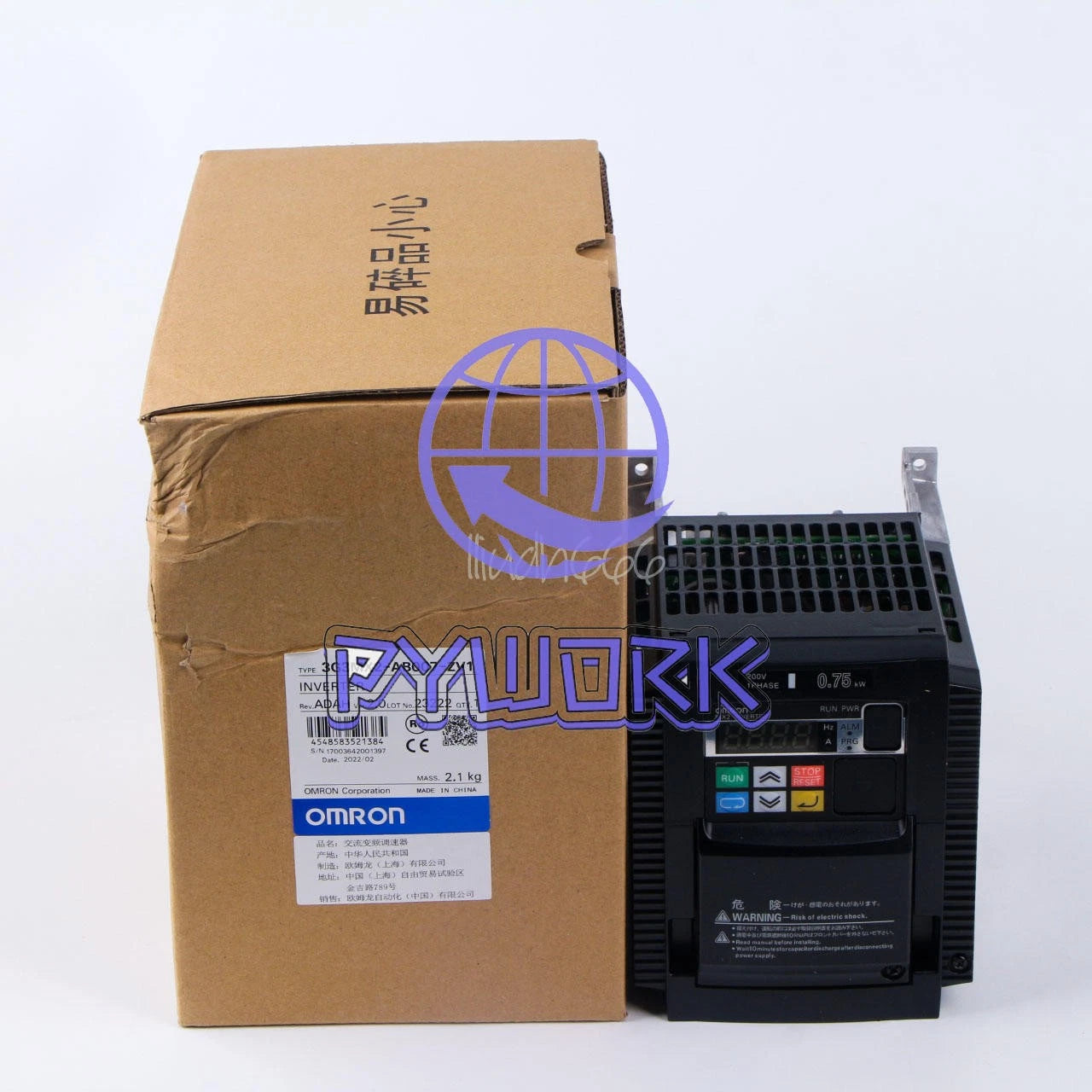 1Pcs Omron 3G3MX2-AB007-ZV1 3G3MX2-AB007-ZV1 Inverters 0.75kw