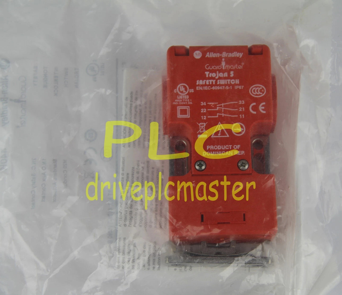 1pcs Safety Switch for Allen-Bradley EN/IEC-60947-5-1 #dr