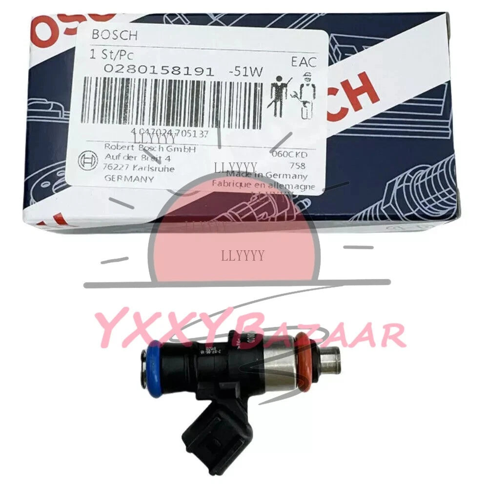 6Pcs 0280158191 Fuel Injectors Fits For Bosch Explorer 3.5L V6 2011-2017 ~