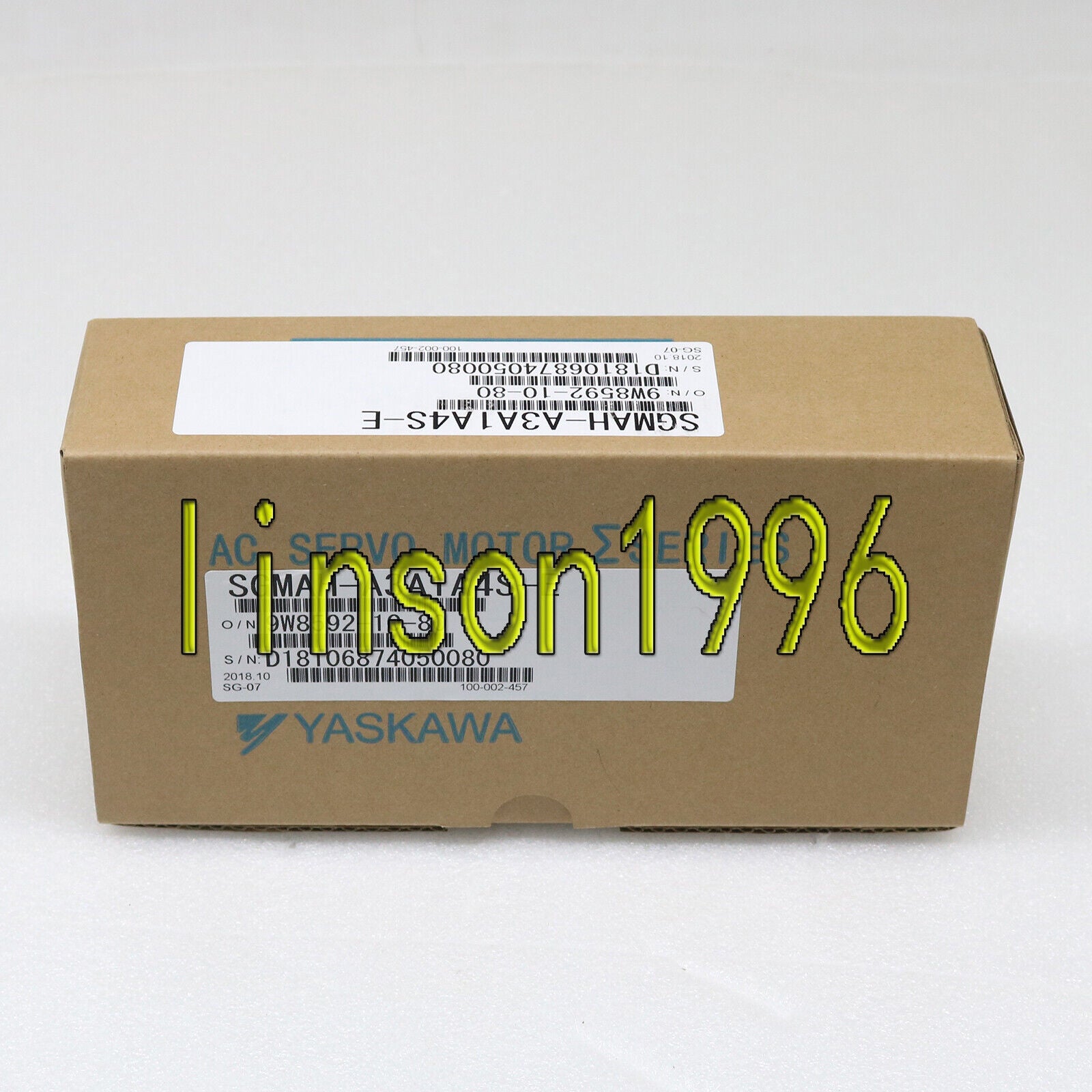1PC Yaskawa SGMAH-A3A1A4S-E Servo Motor - YASKAWA