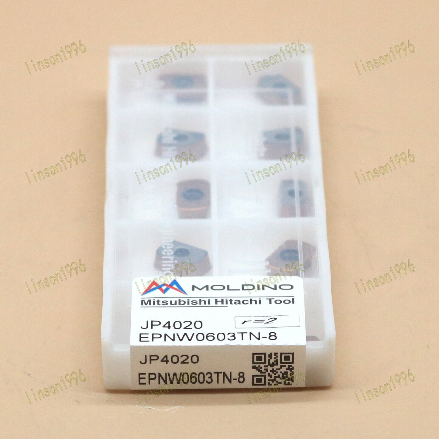 10-Piece Hitachi CNC Blade Set EPNW0603TN-8 JP4020 In Box - HITACHI