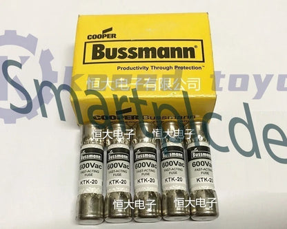 Pack of 10pcs Bussmann Fast Acting Fuse KTK-20 KTK20 20A