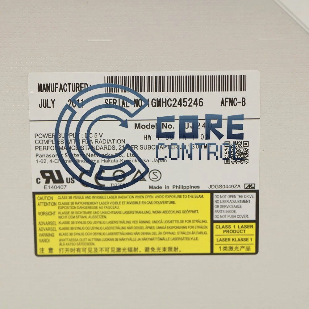 1PCS Blu-ray Burner Writer Panasonic UJ-240 6X 3D BD-RE Slim SATA Drive