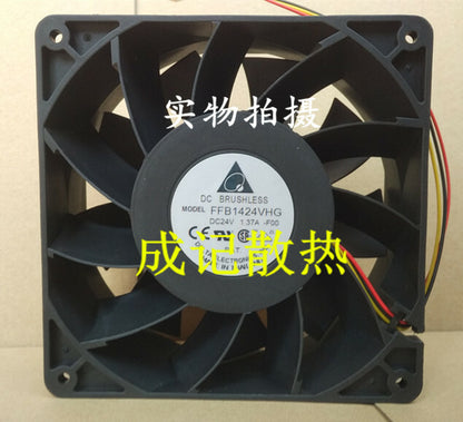 DELTA FFB1424VHG Strong wind Inverter cooling fan DC24V 1.37A 140*140*50mm 3pin