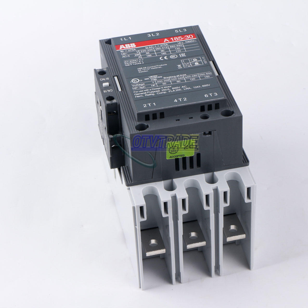 new ONE ABB Contactor AC Contactor A185-30-11 185A 110V#HL - ABB