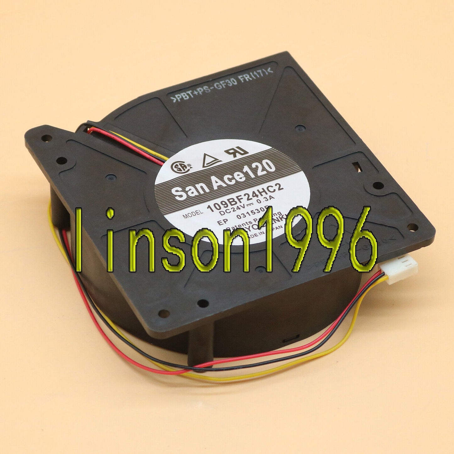 New Sanyo 109BF24HC2 SanAce 24V Cooling Fan 0.3A - SANYO