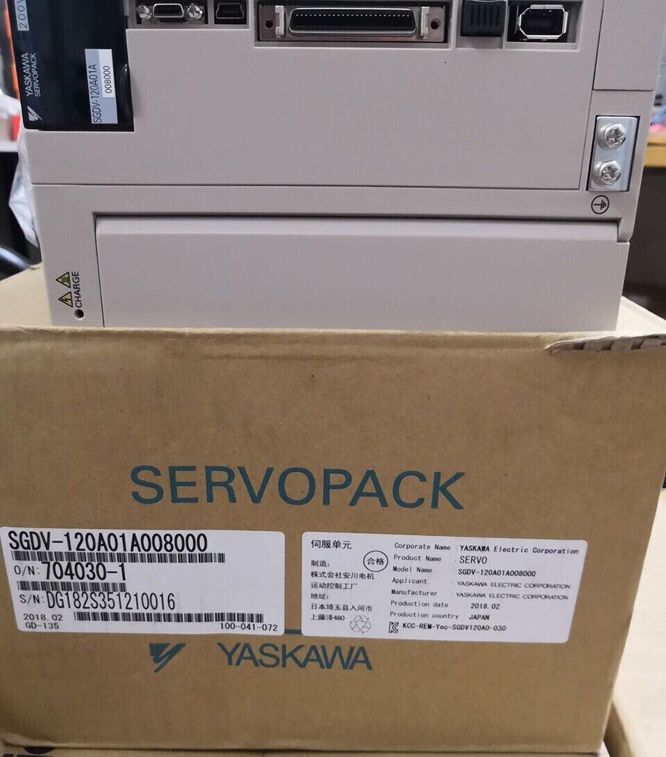 1PCS  YASKAWA SGDV-120A01A008000 Servo Drive Free delivery