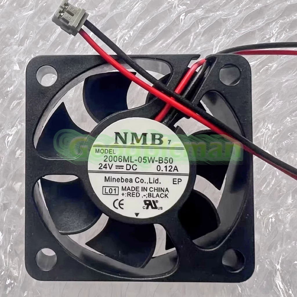 1PC 2006ML-05W-B50 NMB Cooling Fan 24V 0.12A 2wire 50*50*15