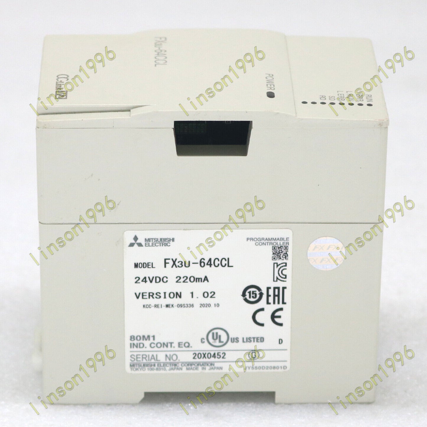 Mitsubishi FX3U-64CCL PLC Extension Module - Tested Good Condition - MITSUBISHI