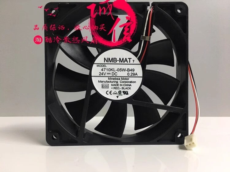 NMB-MAT 4710KL-05W-B49 12025 24V 0.29A 12CM 3-Pin Inverter Cooling Fan