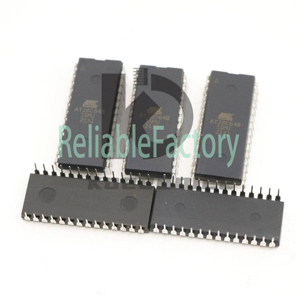 5PCS IC AT28C64 AT28C64B AT28C64B-15PU DIP-28 ATMEL chip