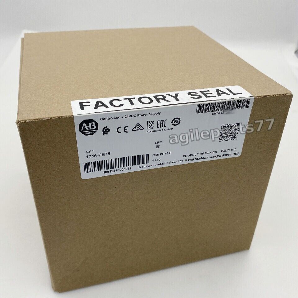 Allen-Bradley ControlLogix AC Power Supply 1756-PB75 NEW Factory SEALED - ALLEN-BRADLEY