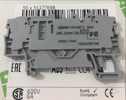 20PCS Wago 2002-1681 20021681 Teminal Blocks Wiring terminals