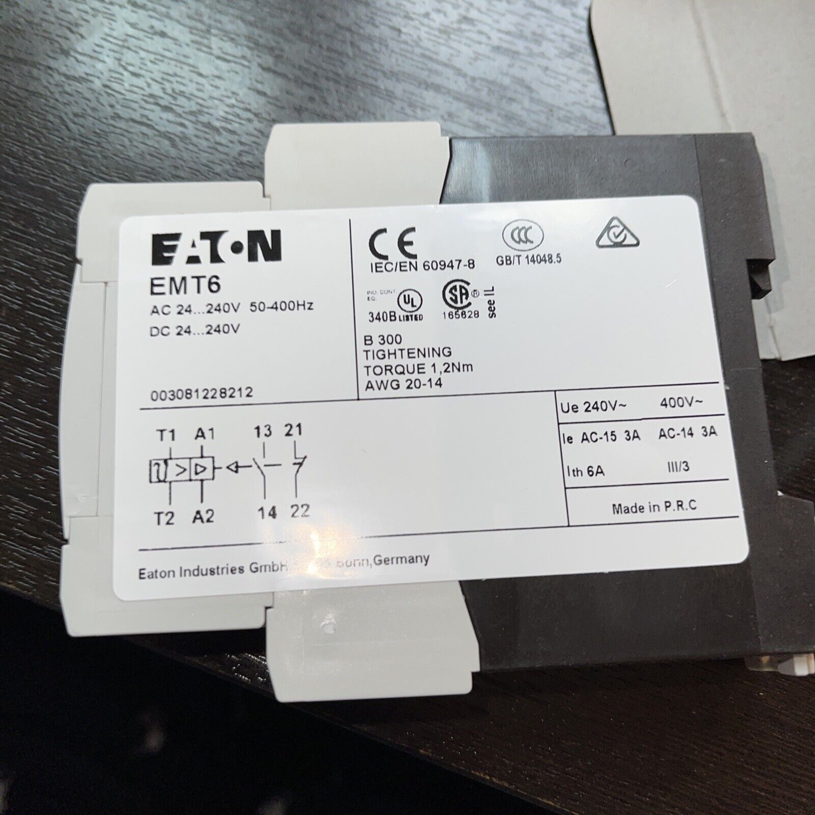 Eaton Motor Protector Relay 24-240ACDC - EATON