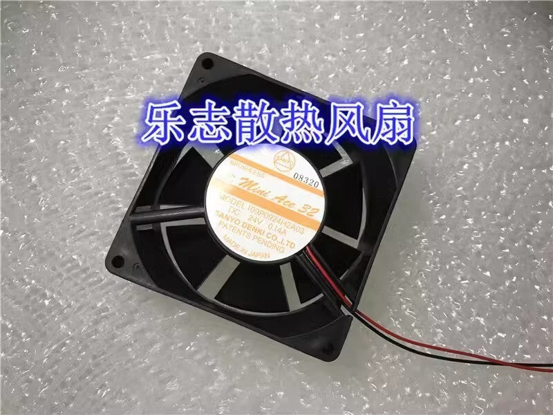 Sanyo Mini Ace 32 109P0924H2A03 9032 DC24V 0.14A Inverter Cooling Fan