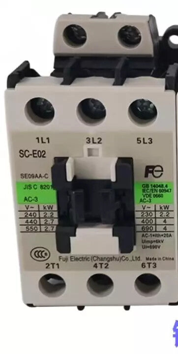 One Fuji SC-E02 110VAC Magnetic Contactor SCE02 Free Shipping