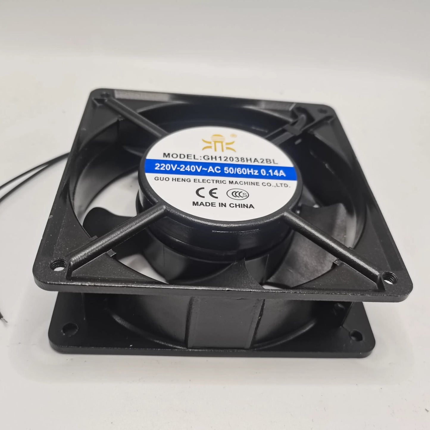 1PCS GH12038HA2BL 220V-240V 0.14A 12CM Silent Cooling Fan