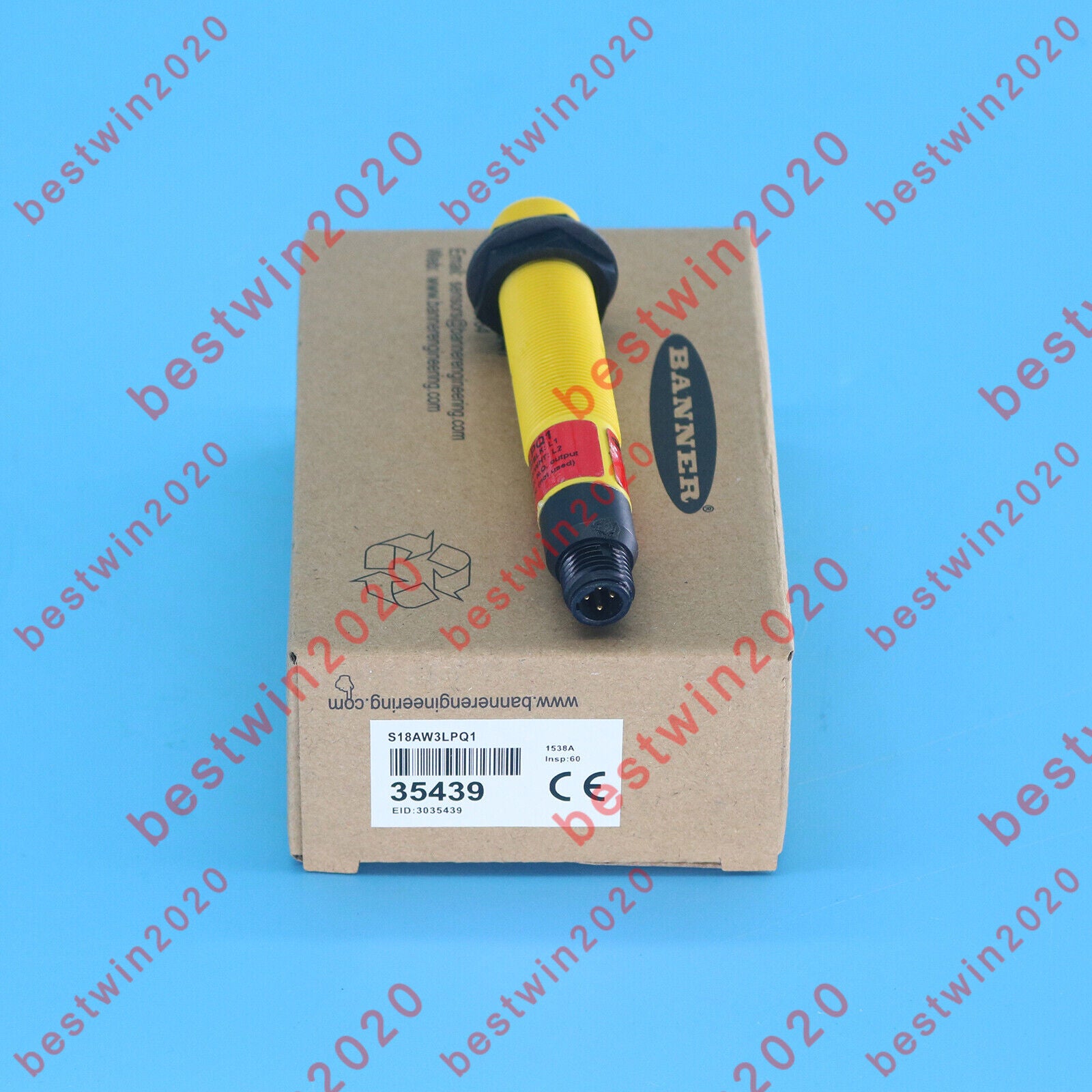new 1PC for Banner S18AW3LPQ1 Photoelectric Switch SPOT STOCKS - BANNER