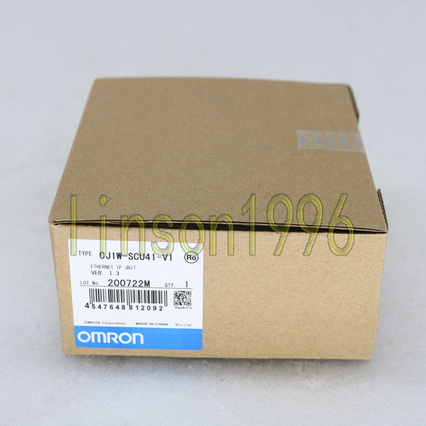 OMRON CJ1W-SCU41-V1 Serial Communication Unit One-Year - OMRON
