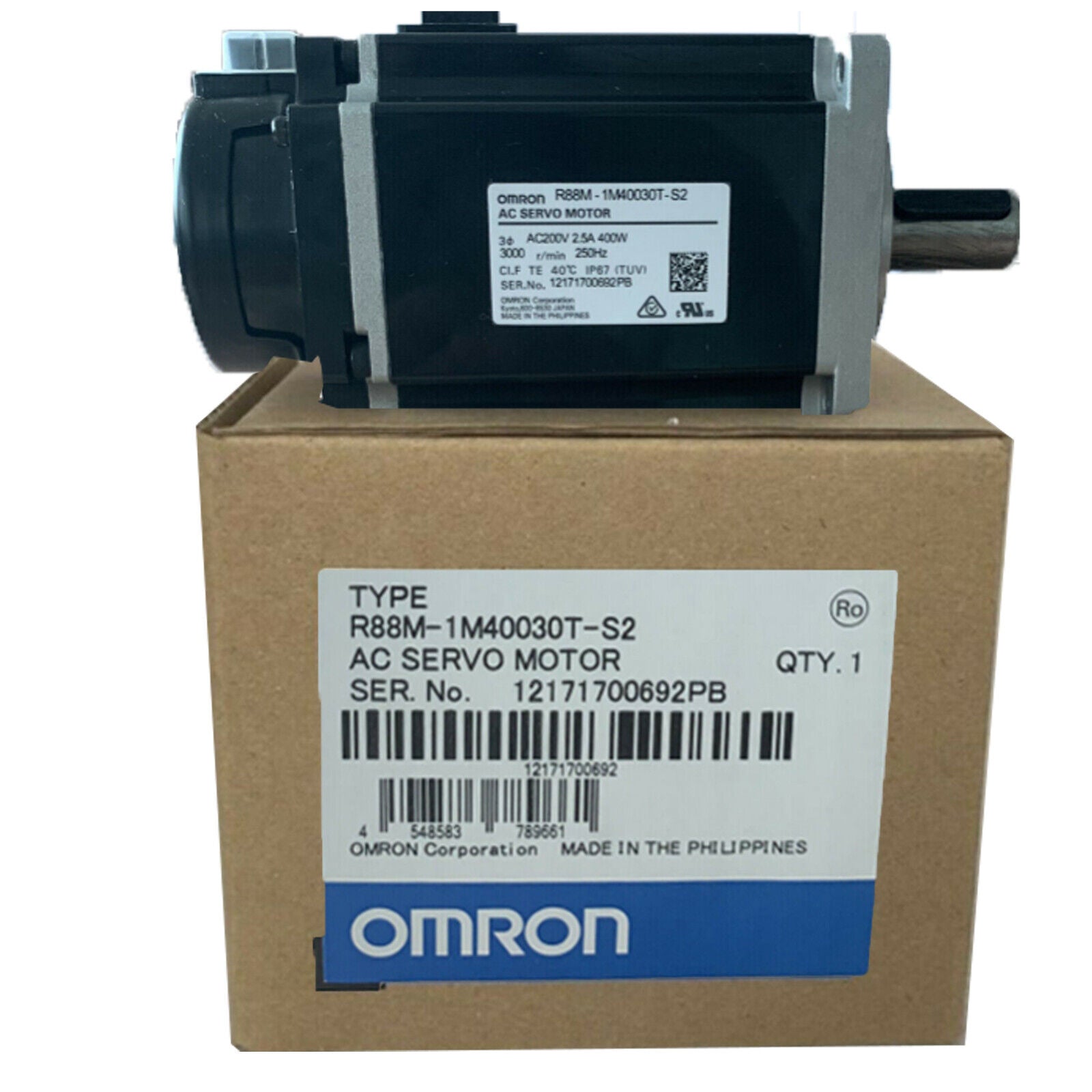 omron servo motor R88M-1M40030T-S2 - OMN