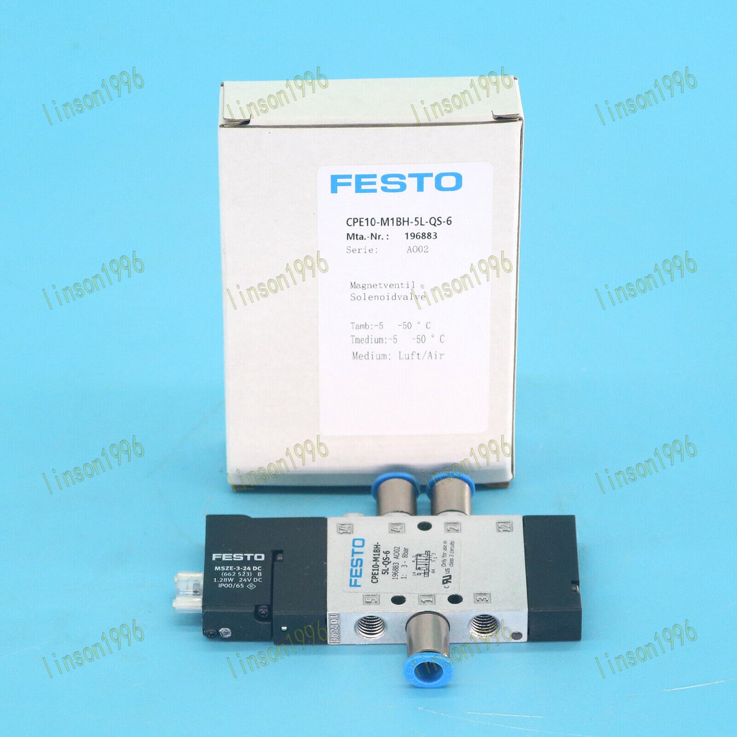 FESTO CPE10-M1BH-5L-QS-6 Solenoid Valve - FESTO