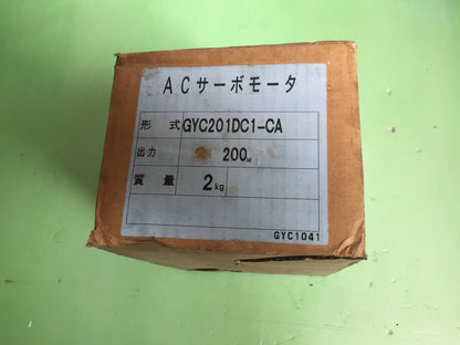 Professional SERVO MOTOR GYC201DC1CA Fuji AC SERVO MOTOR - FUJI AC SERVO MOTOR