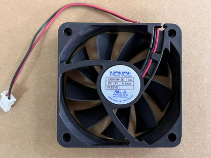 new 1PC NONOISE G6015H12D CA DC12V 0.130A 60*15MM 6CM silent cooling fan