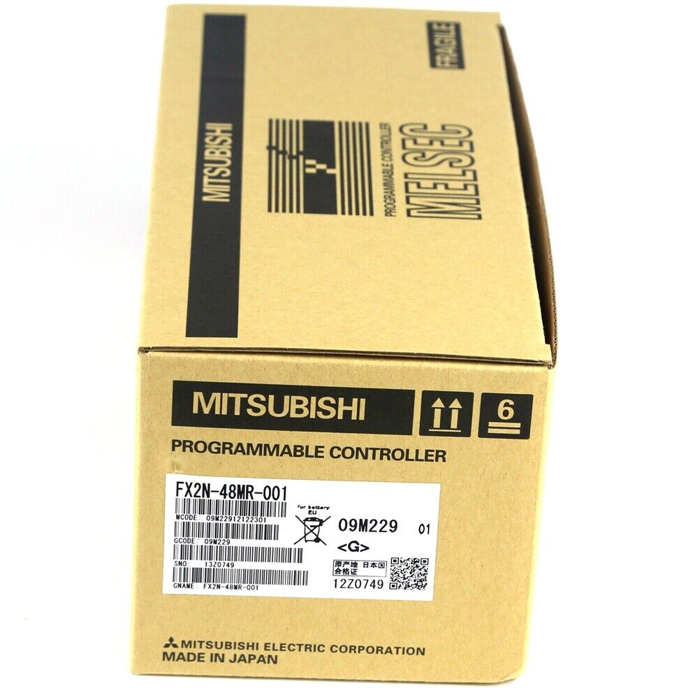 Mitsubishi MELSEC FX2N-48MR-001 FX2N48MR001 Programmable Logic Controller - MITSUBISHI