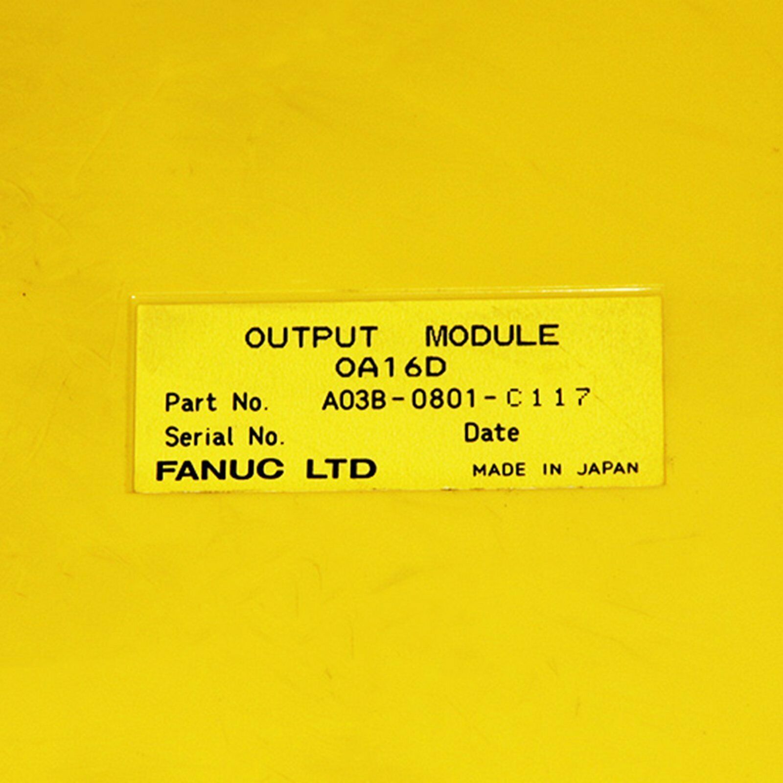 Used Fanuc A03B-0801-C117 Module – Tested & Working - FANUC