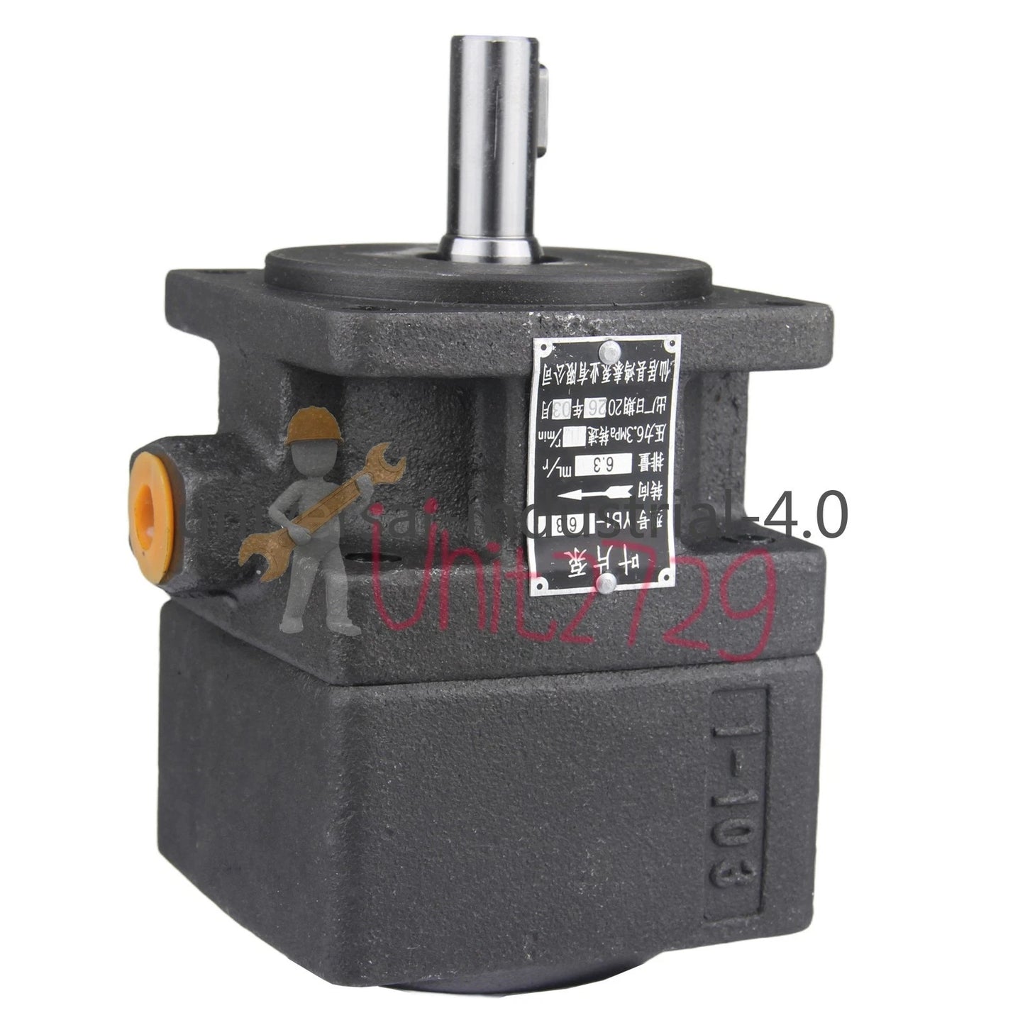 Vane pump oil pump YB1-6 6.3mpa 6.3ML/r 15mm #un