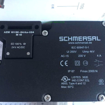 SCHMERSAL AZM161SK-24RKA-024-M16 Safety Door Switch Lock - SCHMERSAL