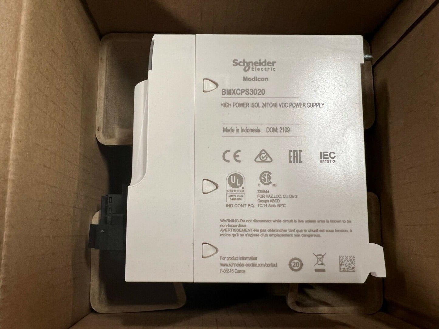 1PC BMXCPS3020 Schneider Electric Modicon New In Box - SCHNEIDER ELECTRIC