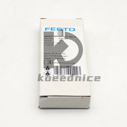FESTO MHE2-MS1H-5/2-QS-4 525117 Solenoid Valve 1PCS