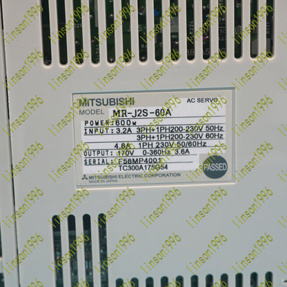 Used Mitsubishi MRJ2S60A AC Servo Driver - MITSUBISHI