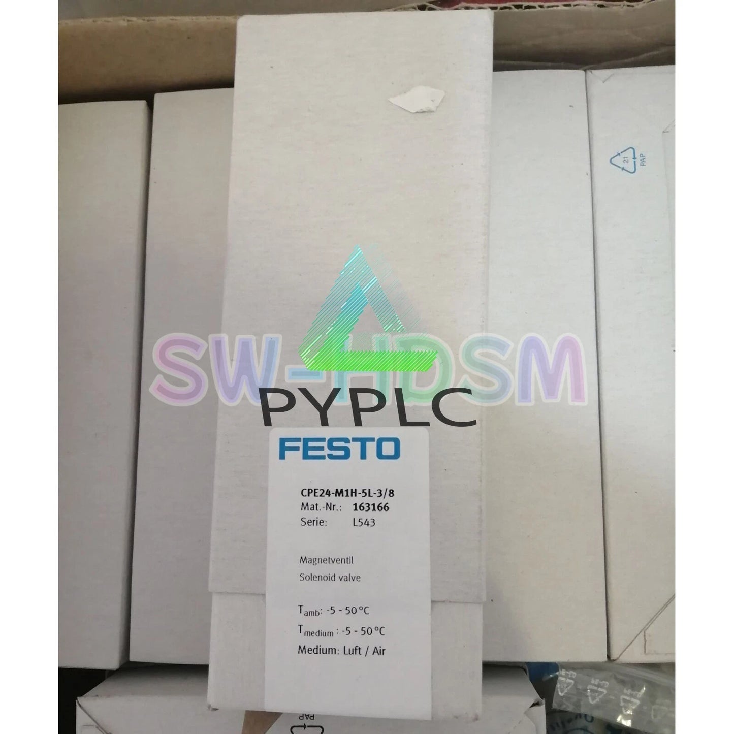 1Pcs Festo CPE24-M1H-5L-3/8 163166 Solenoid Valve Freight Free