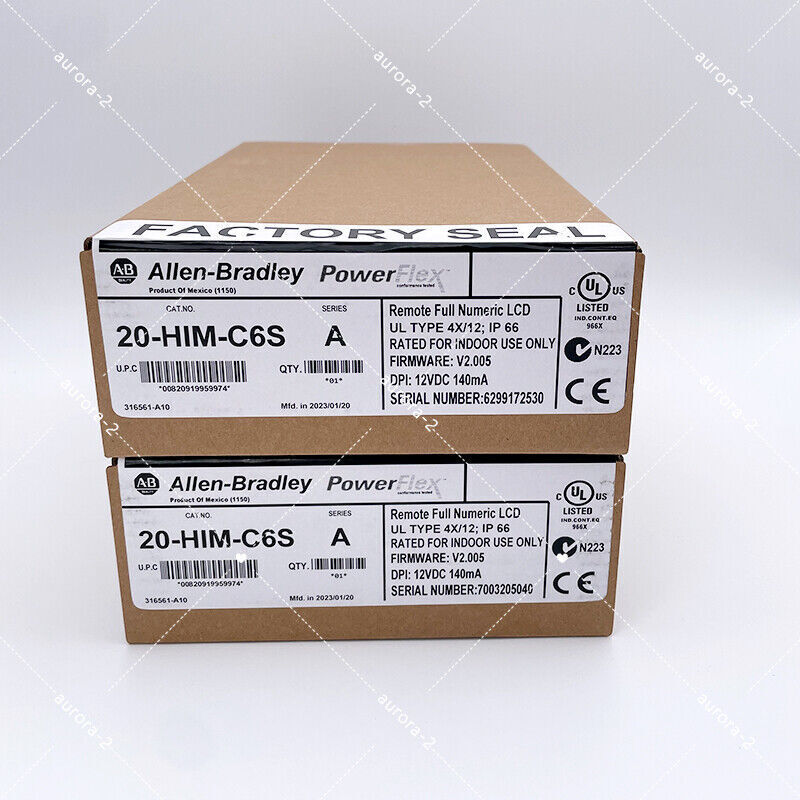Allen Bradley Home Monitoring System, 20-HIM-C6S, Powerflex Wall-Mounted LCD Panel Mount, 20-HIM-C6S SER. A Powerflex Panel Mount LCD HIM 20HIMC6S - ALLEN BRADLEY