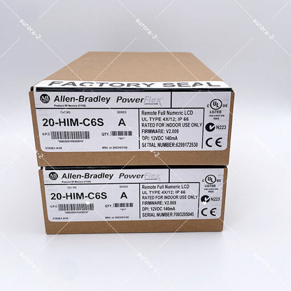 Allen Bradley Home Monitoring System, 20-HIM-C6S, Powerflex Wall-Mounted LCD Panel Mount, 20-HIM-C6S SER. A Powerflex Panel Mount LCD HIM 20HIMC6S - ALLEN BRADLEY