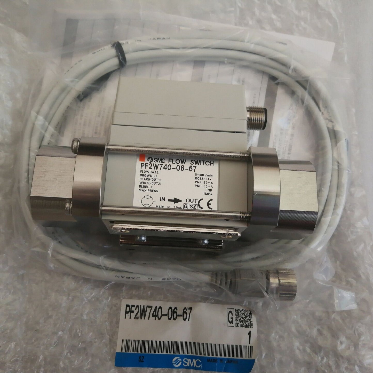 New ONE SMC PF2W740-06-67 Flow Switch ONE Year - ONE