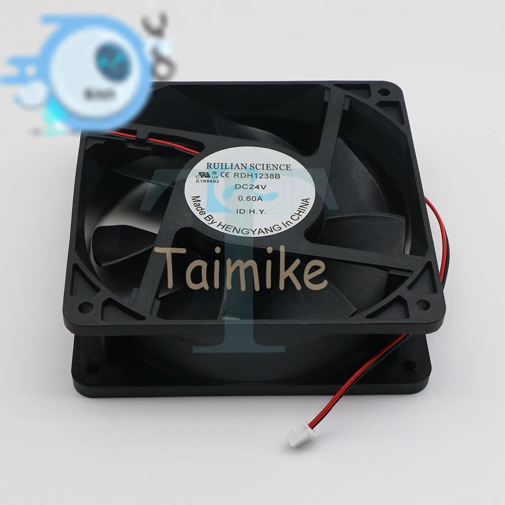 RDH1238B XINRUILIAN Fan DC 24V 0.60A 12CM 12038 2-wire fan 1x