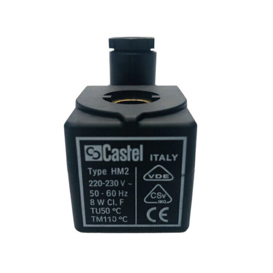 Castel Type HM2 Solenoid Valve Coil 230V 50-60HZ 8W
