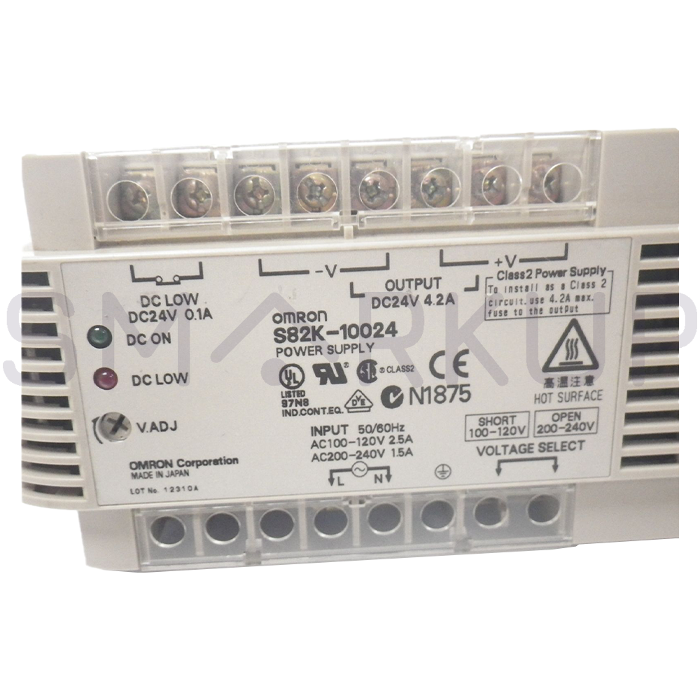 new OMRON S82K-10024 Power Supply S82K-10024 24VDC 4.2A - OMRON