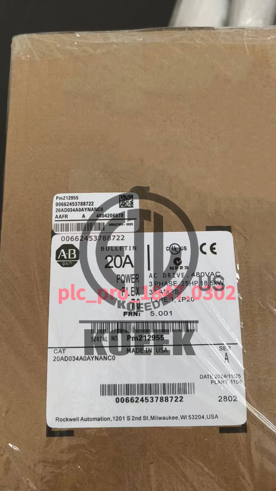 1PCS 20AD034A0AYNANC0 SER A PowerFlex 70 Deliver quickly #k