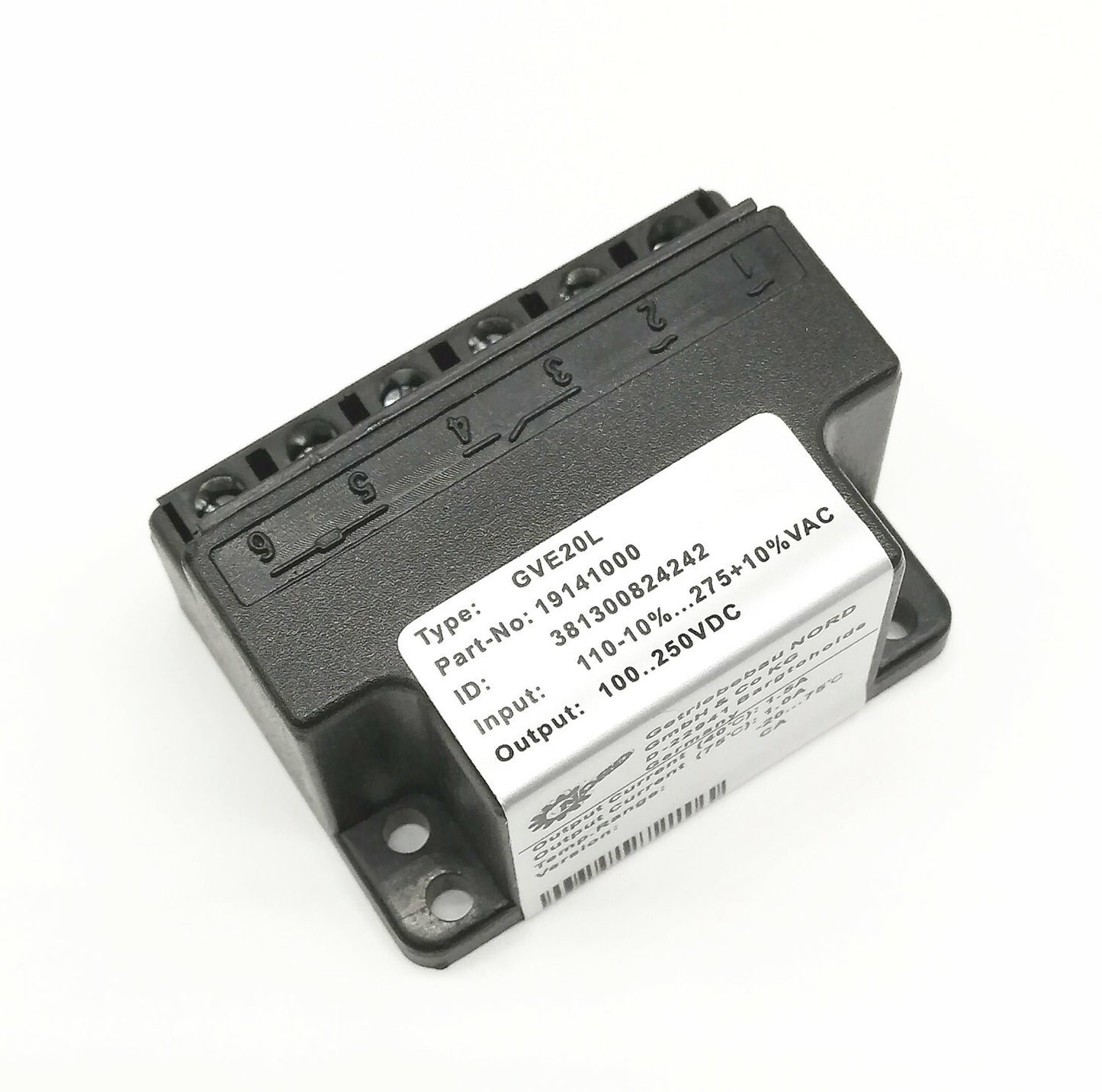 new  NORD Rectifier GVE20L 19141000 110V-10%...275V+10%VAC 100...250VDC