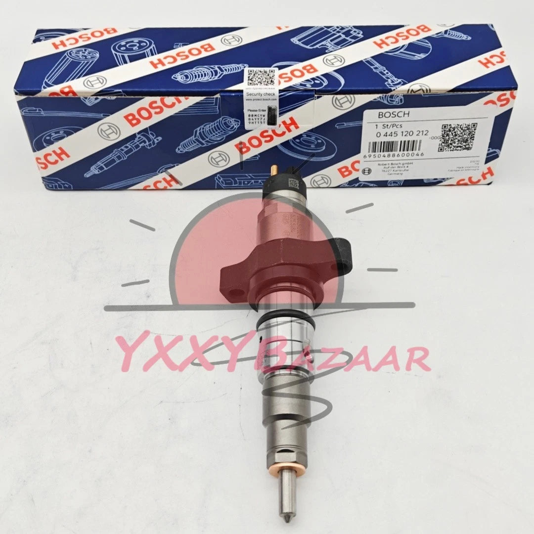 6Pcs 0445120212 Fuel injectors Bosch For Cummins 6ISBE ISB3.9 ISB5.9 5255184